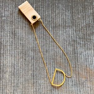 Anthropologie Costume Monogram Jewelry letter D